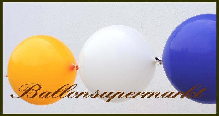 Riesenluftballons zum Verbinden, Verbindunsballons, Kettenballons oder große Girlandenballons